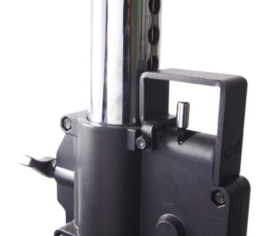 Стойка с редукторной колонной KUPO 484 HEAVY DUTY WIND-UP STAINLESS STEEL STAND, фото , изображение 2
