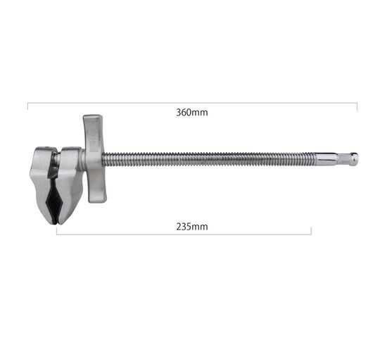 Зажим KUPO KCP-607 SUPER VISER CLAMP END JAW 9", фото 