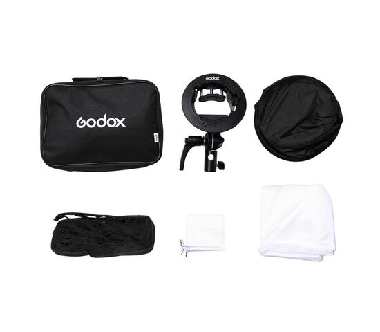 Софтбокс Godox SGGV6060 для накамерных вспышек (с сотами и адаптером S2), фото , изображение 10