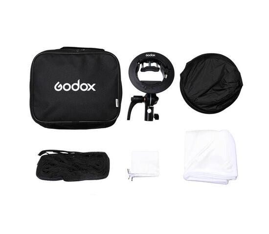 Софтбокс Godox SGGV8080 для накамерных вспышек (с сотами и адаптером S2), фото , изображение 10