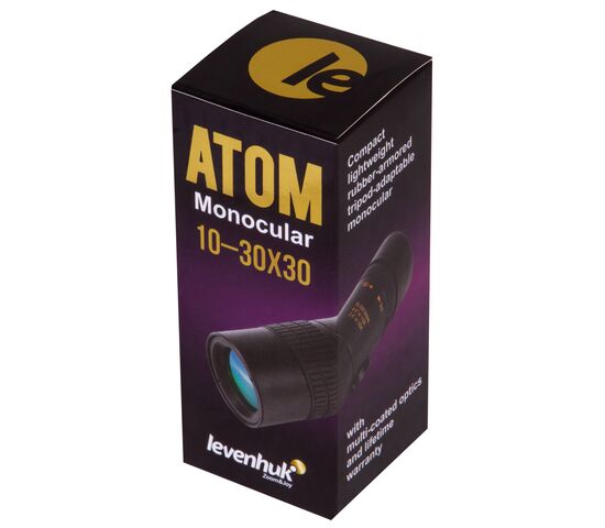 Монокуляр Levenhuk Atom 10–30х30, фото , изображение 11