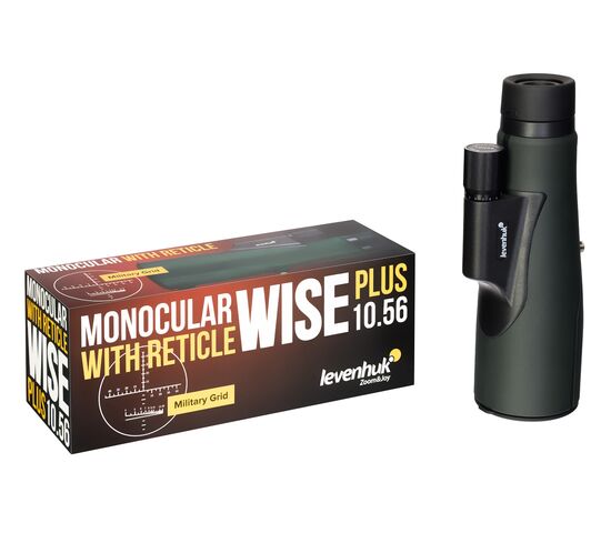 Монокуляр Levenhuk Wise PLUS 10x56 с сеткой, фото , изображение 4