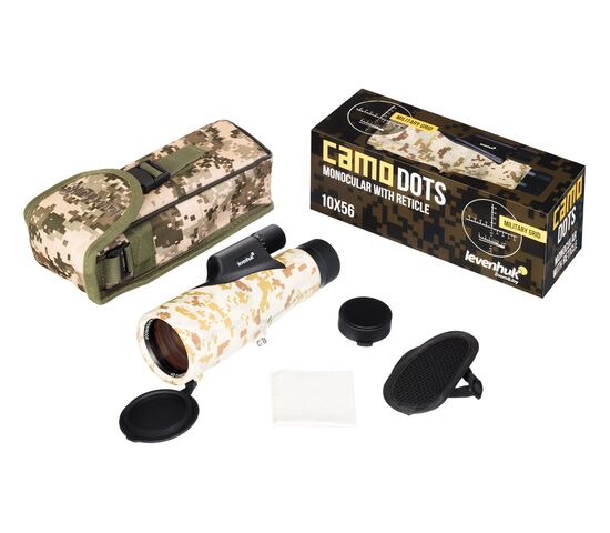Монокуляр Levenhuk Camo Dots 10x56 с сеткой, фото , изображение 4