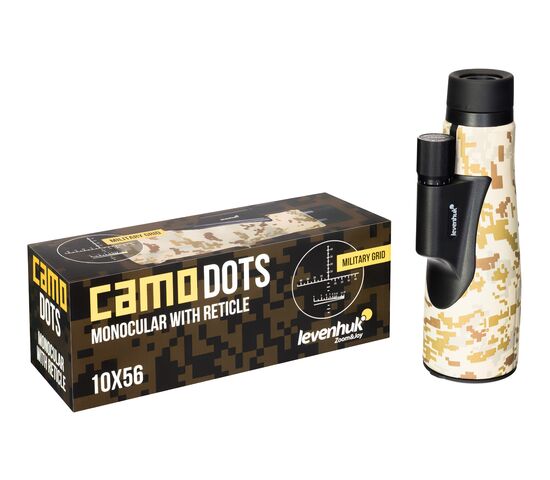 Монокуляр Levenhuk Camo Dots 10x56 с сеткой, фото , изображение 5