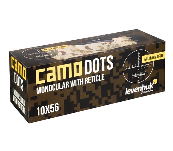 Монокуляр Levenhuk Camo Dots 10x56 с сеткой, фото , изображение 13