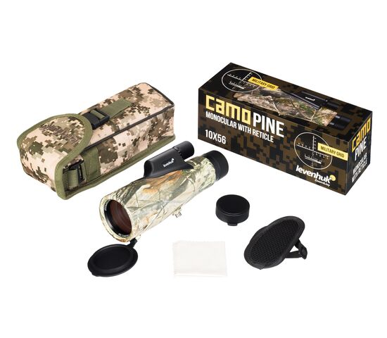 Монокуляр Levenhuk Camo Pine 10x56 с сеткой, фото , изображение 4