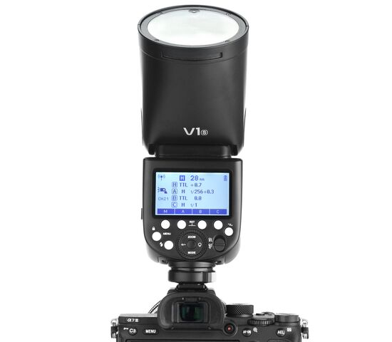 Вспышка накамерная Godox Ving V1S TTL с круглой головкой для Sony, фото , изображение 2