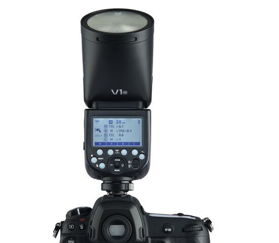 Вспышка накамерная Godox Ving V1N TTL с круглой головкой для Nikon, фото , изображение 5