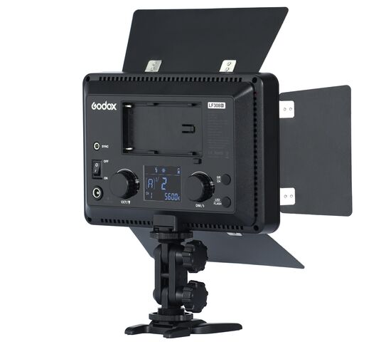 Осветитель светодиодный с функцией вспышки Godox LF308BI накамерный, фото , изображение 2