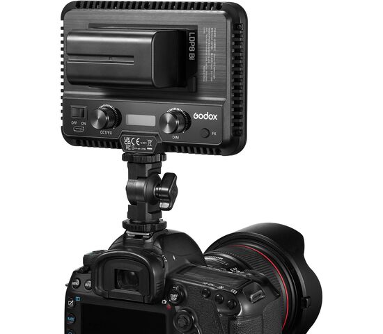 Осветитель светодиодный Godox LDP8Bi накамерный, фото , изображение 5