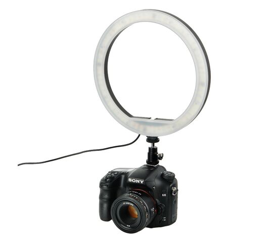 Осветитель кольцевой Falcon Eyes BeautyLight 128B LED, фото , изображение 3