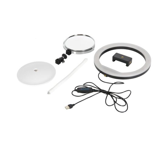 Осветитель кольцевой Falcon Eyes BeautyLight 128B LED, фото , изображение 5