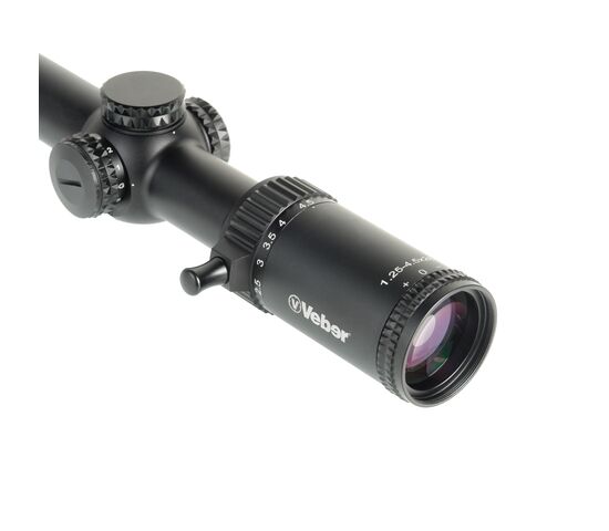 Прицел оптический Veber Wolf 1.25-4.5х26 IR FD07 Загонник, фото , изображение 9