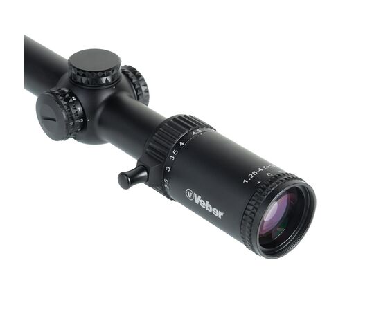 Прицел оптический Veber Wolf 1.25-4.5х26 IR FD07 Загонник, фото , изображение 10