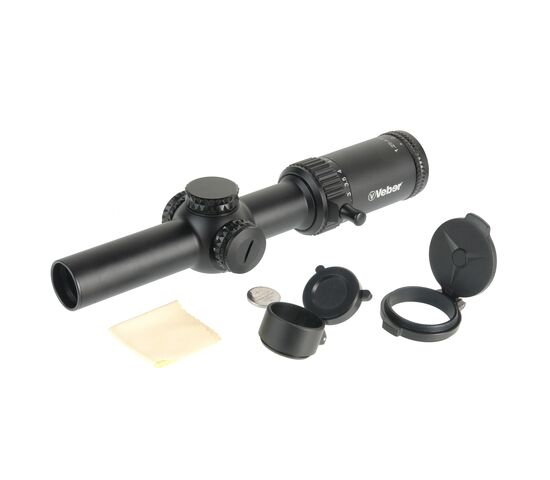 Прицел оптический Veber Wolf 1.25-4.5х26 IR FD07 Загонник, фото , изображение 11