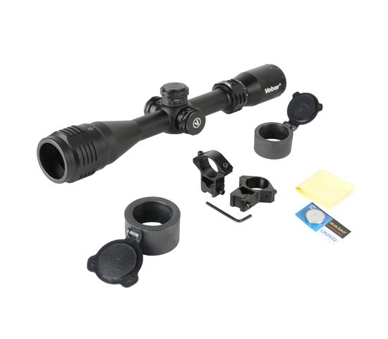 Прицел оптический Veber Пневматика 3-9X40 AOE RG, фото , изображение 9