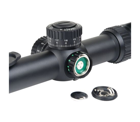 Прицел оптический Veber Wolf II 1-10х26 GB FD Загонник, фото , изображение 3