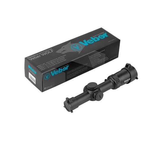 Прицел оптический Veber Wolf 1-8x24 GB FD Загонник, фото , изображение 7