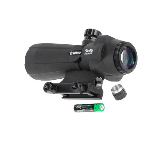 Прицел оптический Veber Wolf Prismatic 5х40 RGB, фото , изображение 2