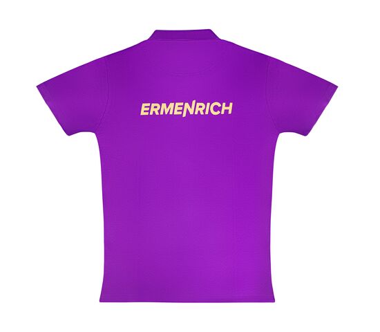Фирменная футболка-поло Ermenrich, фиолетовая, размер XL, фото 