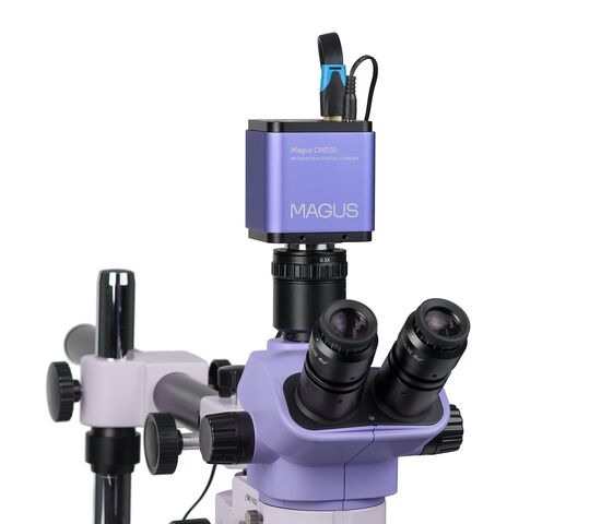 Микроскоп стереоскопический цифровой MAGUS Stereo D8TR LCD для ремонта и пайки, фото 