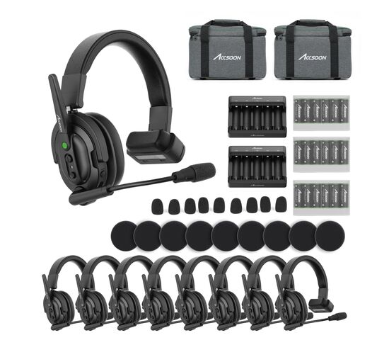 Интерком система Accsoon CoMo MIC02-1H8R беспроводная, фото , изображение 8