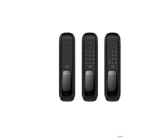 Электронный дверной замок Solity GSP-1000BK BLACK с отпечатком пальца (черный), Цвет: Черный, фото 