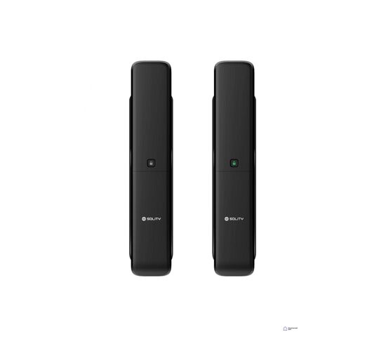Электронный дверной замок Solity GP-4000BK DARK SILVER с отпечатком пальца, фото , изображение 4
