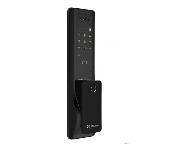 Электронный дверной замок с распознаванием лица SOLITY GP-6000BAK BLACK (Face ID), фото , изображение 2