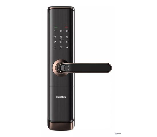 Электронный дверной замок Kaadas S110-5W Copper с отпечатком пальца, фото 