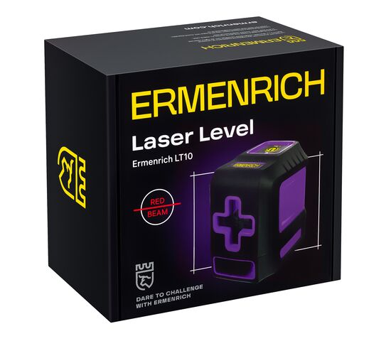 Лазерный уровень Ermenrich LT10 (фиолетовый), Цвет: Фиолетовый, фото , изображение 9