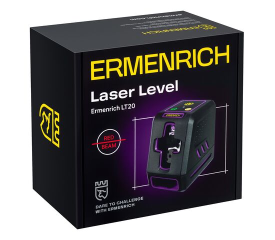 Лазерный уровень Ermenrich LT20 (фиолетовый), Цвет: Фиолетовый, фото , изображение 10