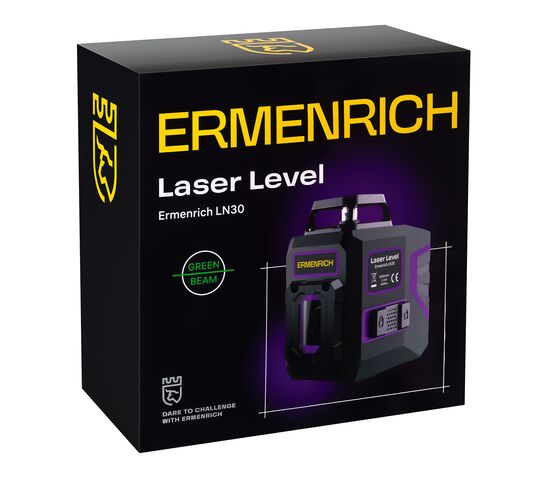 Лазерный уровень Ermenrich LN30 (фиолетовый), Цвет: Фиолетовый, фото , изображение 9