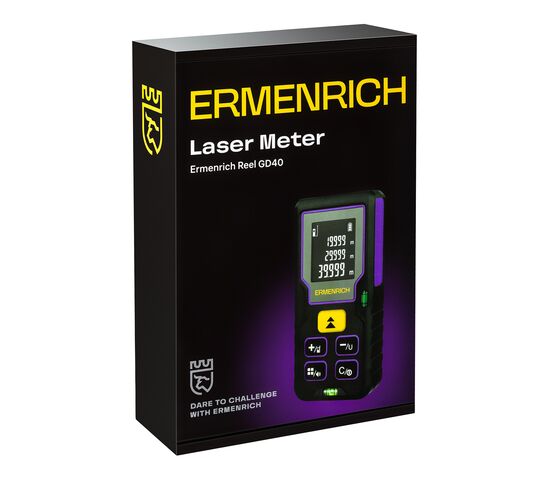 Лазерная рулетка Ermenrich Reel GD40 (фиолетовая), фото , изображение 6