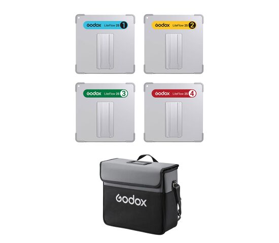 Комплект кино-рефлекторов Godox Knowled LiteFlow 25 Kit, фото , изображение 6
