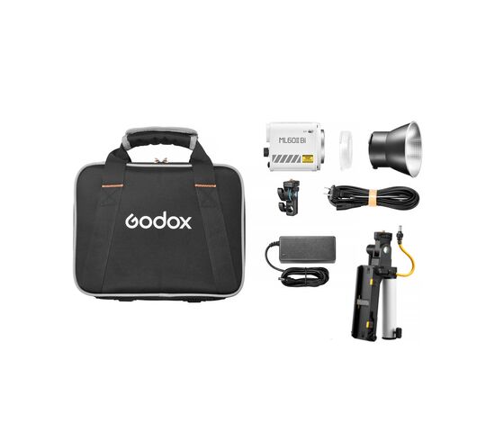 Осветитель светодиодный Godox ML60II Bi Kit1 (с AK-B01), фото , изображение 12