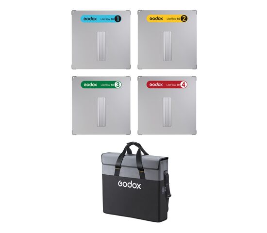 Комплект кино-рефлекторов Godox Knowled LiteFlow 50 Kit, фото , изображение 6