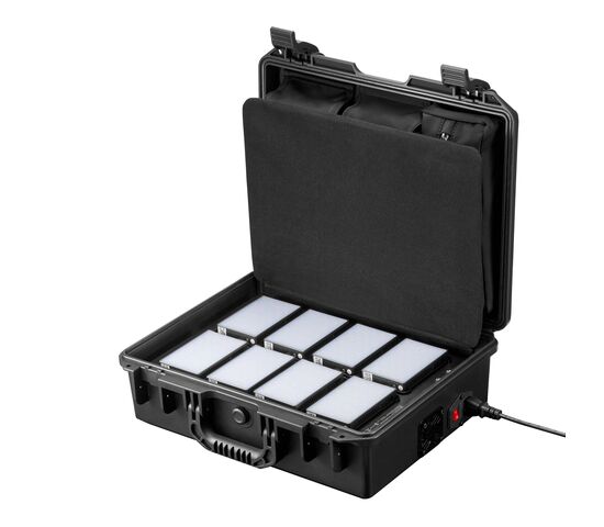 Комплект светодиодных осветителей Godox Knowled C5R-K8 с зарядным кейсом, фото , изображение 6