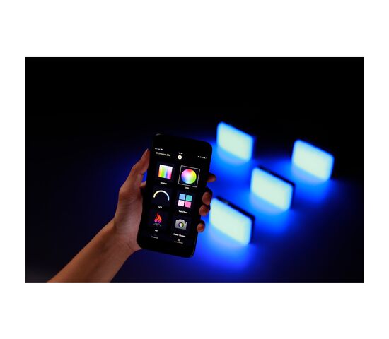 Комплект светодиодных осветителей Godox Knowled C5R-K8 с зарядным кейсом, фото , изображение 13