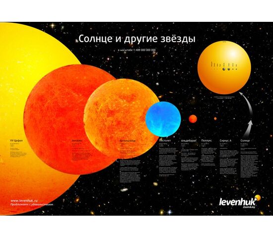 Постер Levenhuk «Солнце и другие звезды», фото 