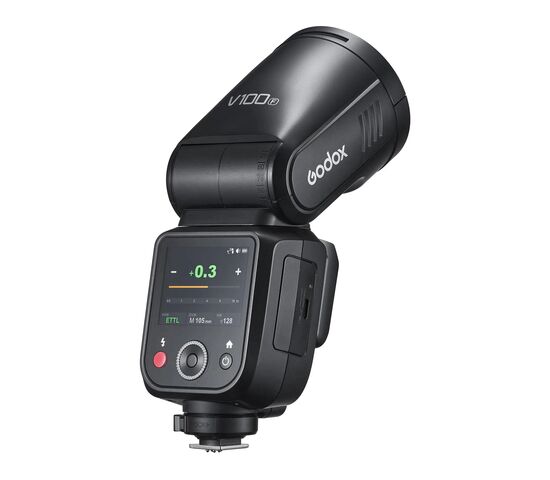 Вспышка накамерная Godox V100F TTL с круглой головкой для Fujifilm, фото , изображение 4