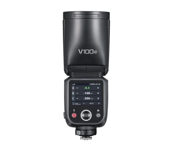 Вспышка накамерная Godox V100C TTL с круглой головкой для Canon, фото , изображение 5