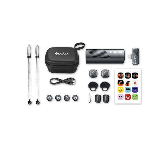 Петличная радиосистема Godox Cube SL Kit 2 для смартфона, фото , изображение 20