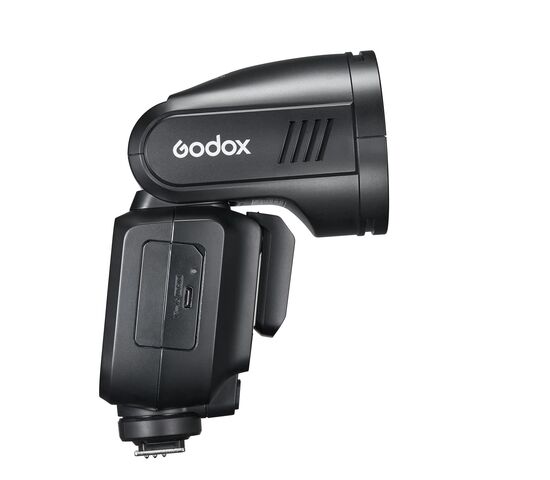 Вспышка накамерная Godox V100C TTL с круглой головкой для Canon, фото , изображение 3