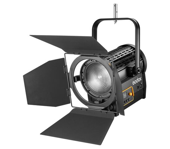 Осветитель светодиодный Godox F7-120Bi K2 с линзой Френеля, фото 