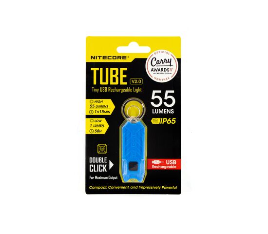 Фонарь наключный Nitecore TUBE V2.0 AZURE, фото , изображение 2