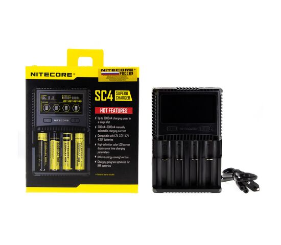 Зарядное устройство Nitecore SC4, фото , изображение 8