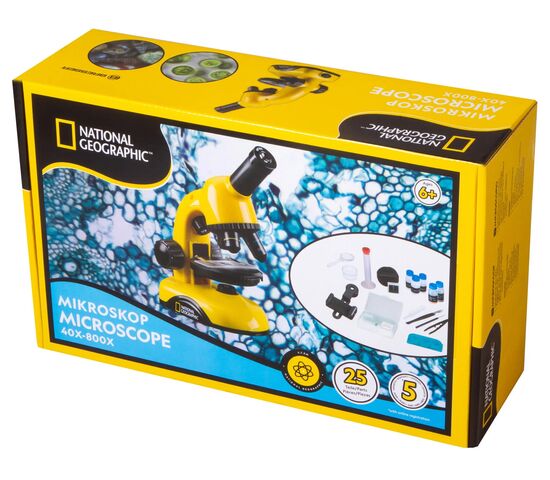 Bresser Микроскоп National Geographic 40x-800x с держателем для смартфона, фото , изображение 8