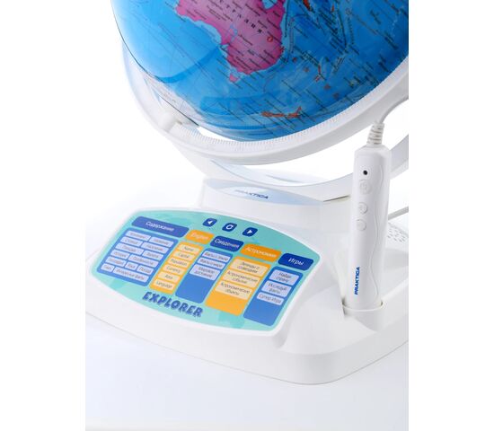 Интерактивный глобус Praktica EXPLORER с умной ручкой и звёздным небом, фото , изображение 4
