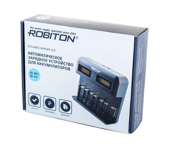 Зарядное устройство ROBITON VolumeCharger LCD, фото , изображение 8